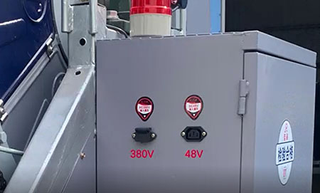 three-phase power and single-phase power for user choosing
